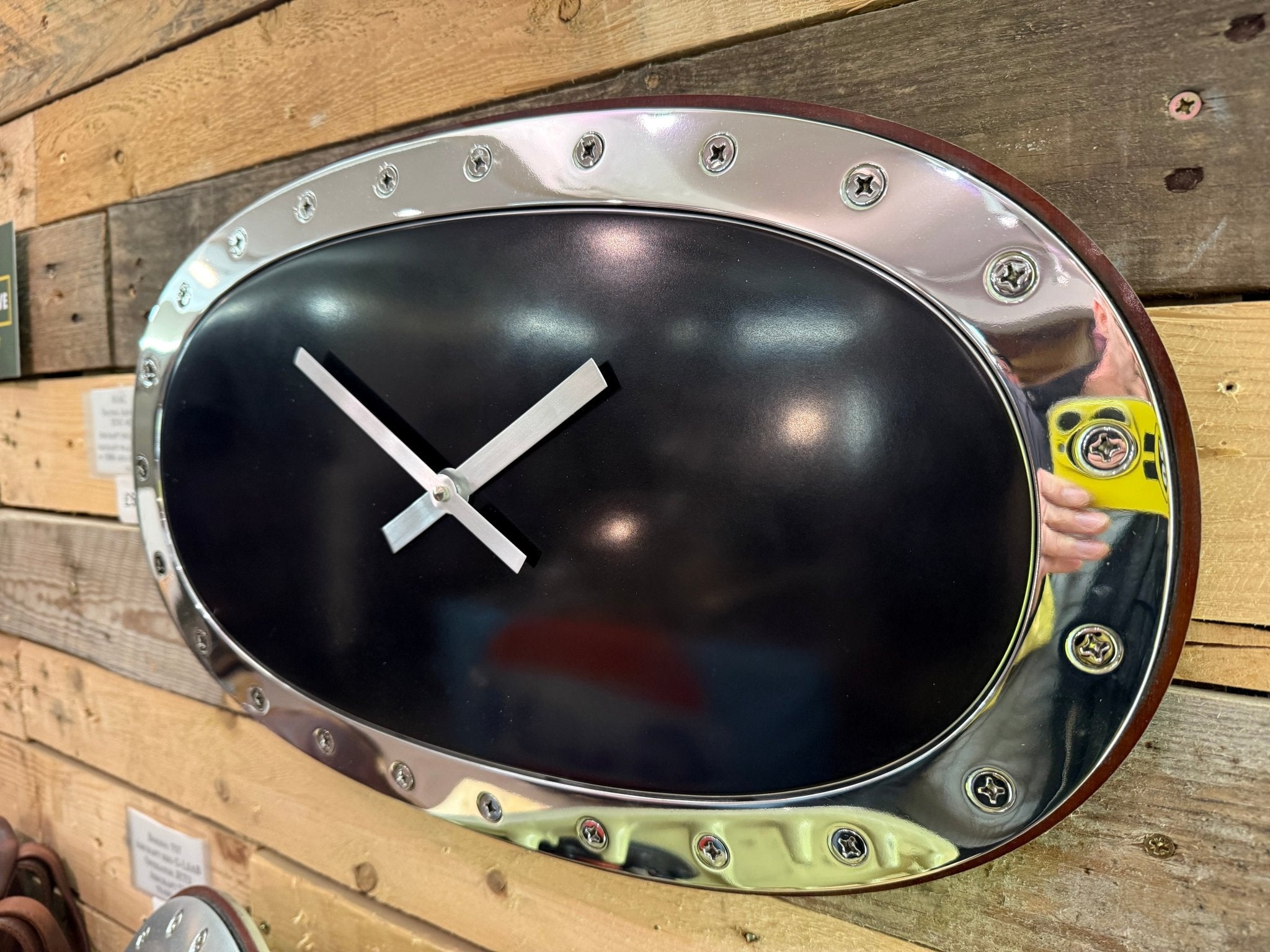 British Airways 747 Fuel Tank Clock - Polished/Black Aircraft / Airplane - The Man Cave Broadway