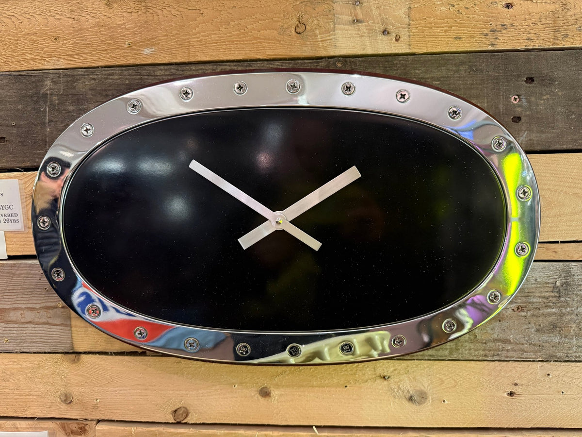 British Airways 747 Fuel Tank Clock - Polished/Black Aircraft / Airplane - The Man Cave Broadway