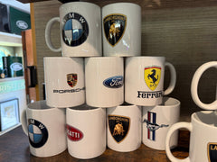 CAR MARQUE MUGS SUPER CAR CUPS - The Man Cave Broadway