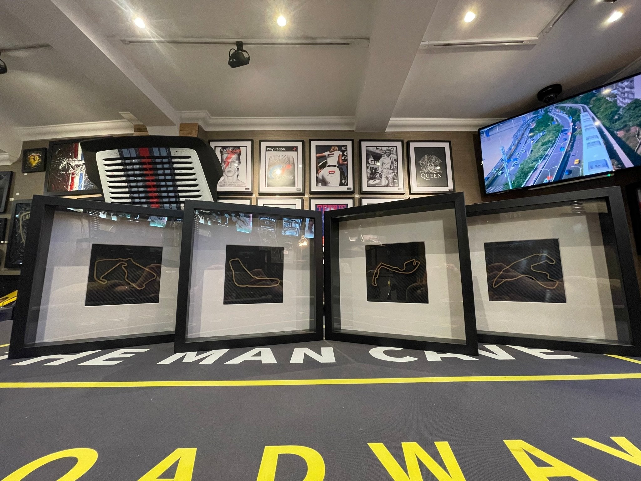 Carbon F1 Track Art - The Man Cave Broadway