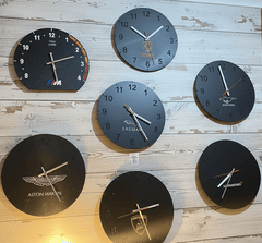 Carbon Fibre Unique Car Clocks - The Man Cave Broadway