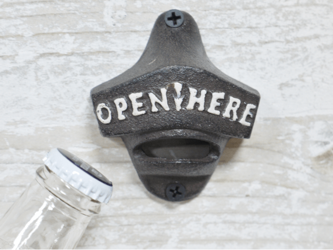 CAST IRON FUN BAR BOTTLE OPENERS / WOODEN / VARIOUS - The Man Cave Broadway