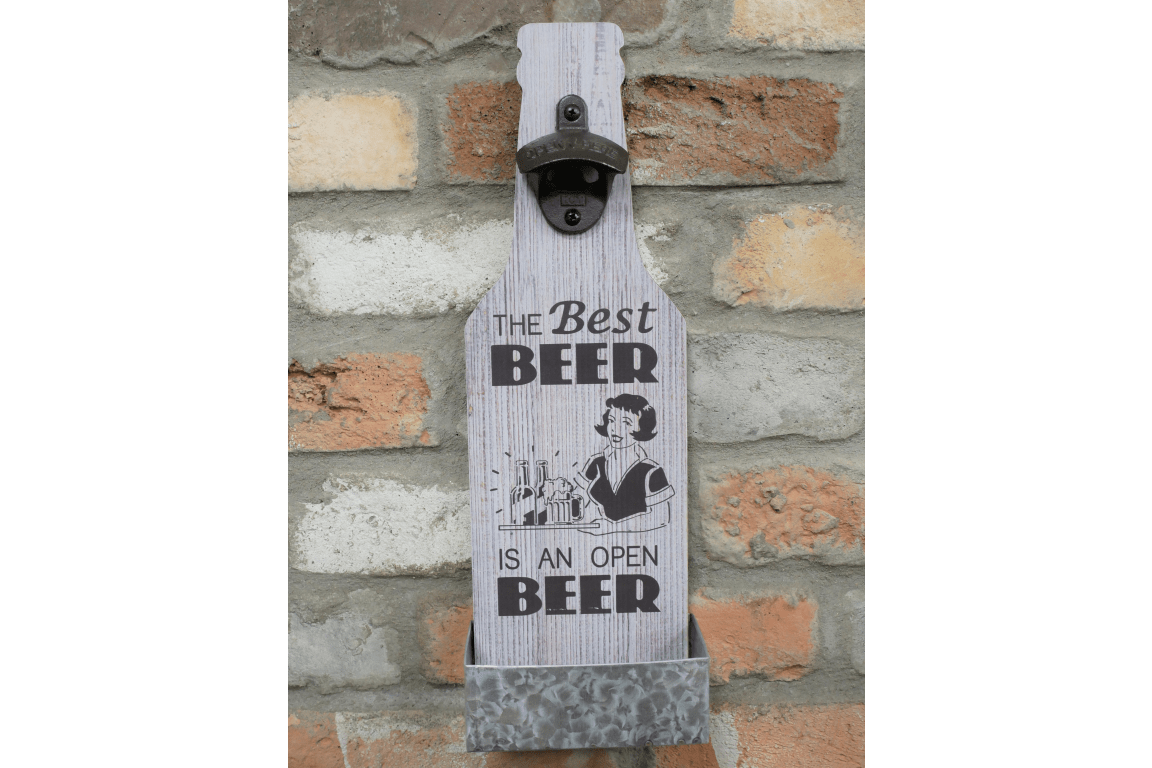 CAST IRON FUN BAR BOTTLE OPENERS / WOODEN / VARIOUS - The Man Cave Broadway