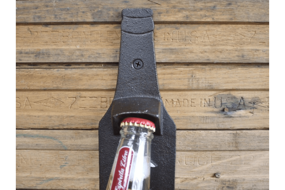 CAST IRON FUN BAR BOTTLE OPENERS / WOODEN / VARIOUS - The Man Cave Broadway