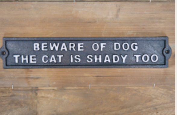 CAST IRON SIGNS - Funny Bar / Quotes - The Man Cave Broadway