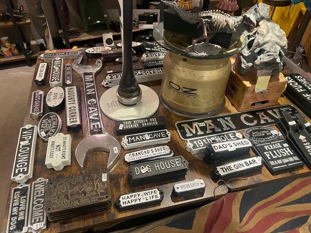 CAST IRON SIGNS - Funny Bar / Quotes - The Man Cave Broadway