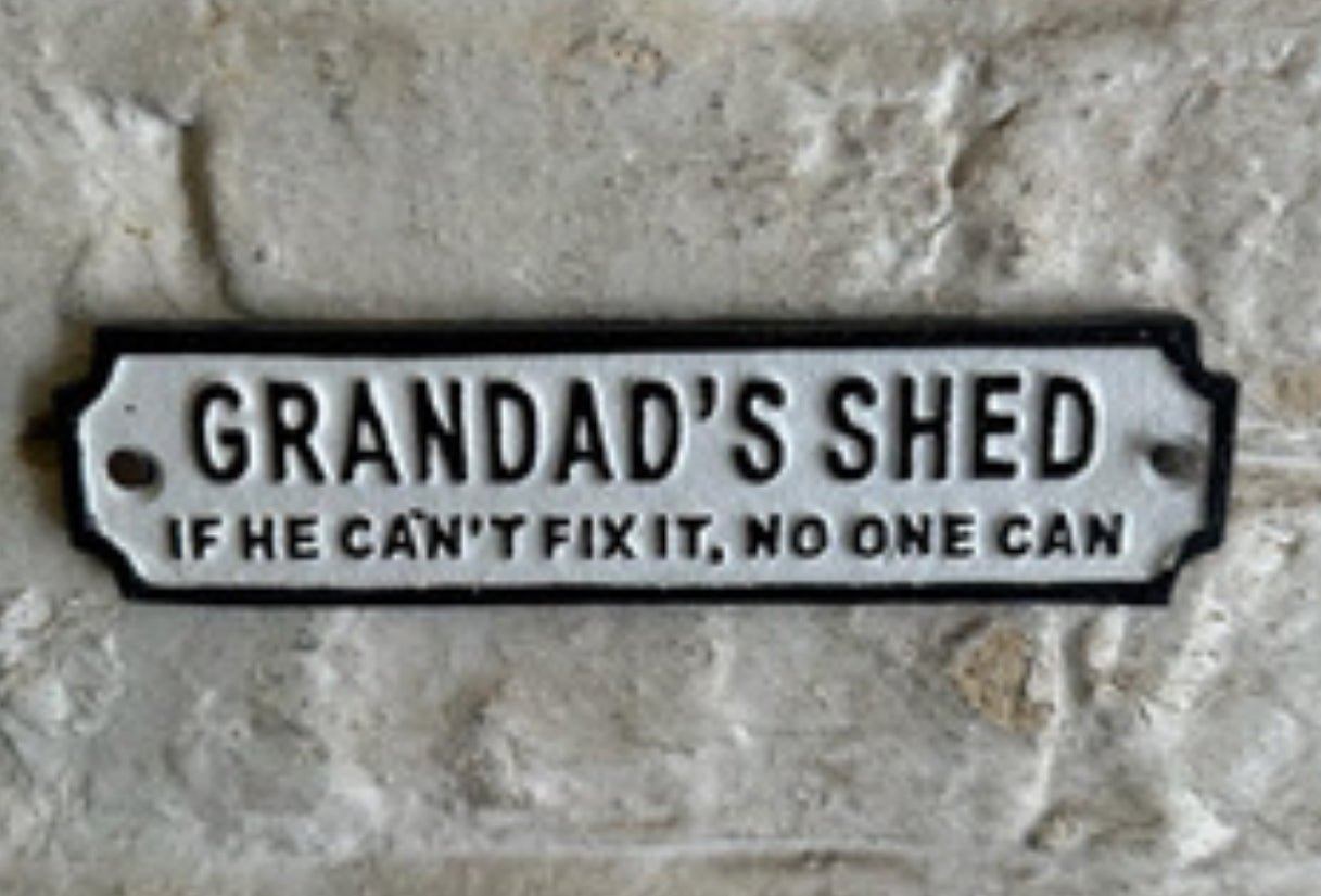 CAST IRON SIGNS - Funny Bar / Quotes - The Man Cave Broadway
