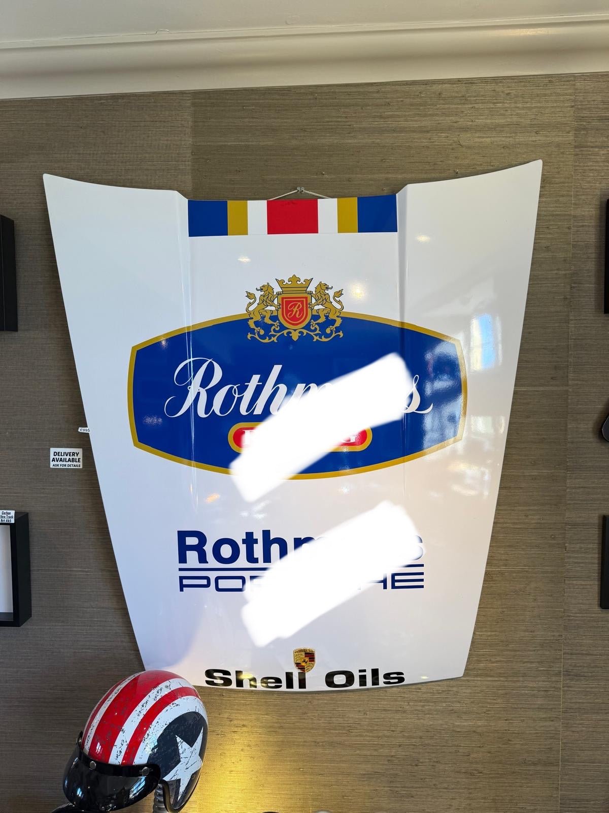 Classic ‘Glf Racing’ GENUINE G-Series Porsche Bonnet Art / Man Cave Art - The Man Cave Broadway