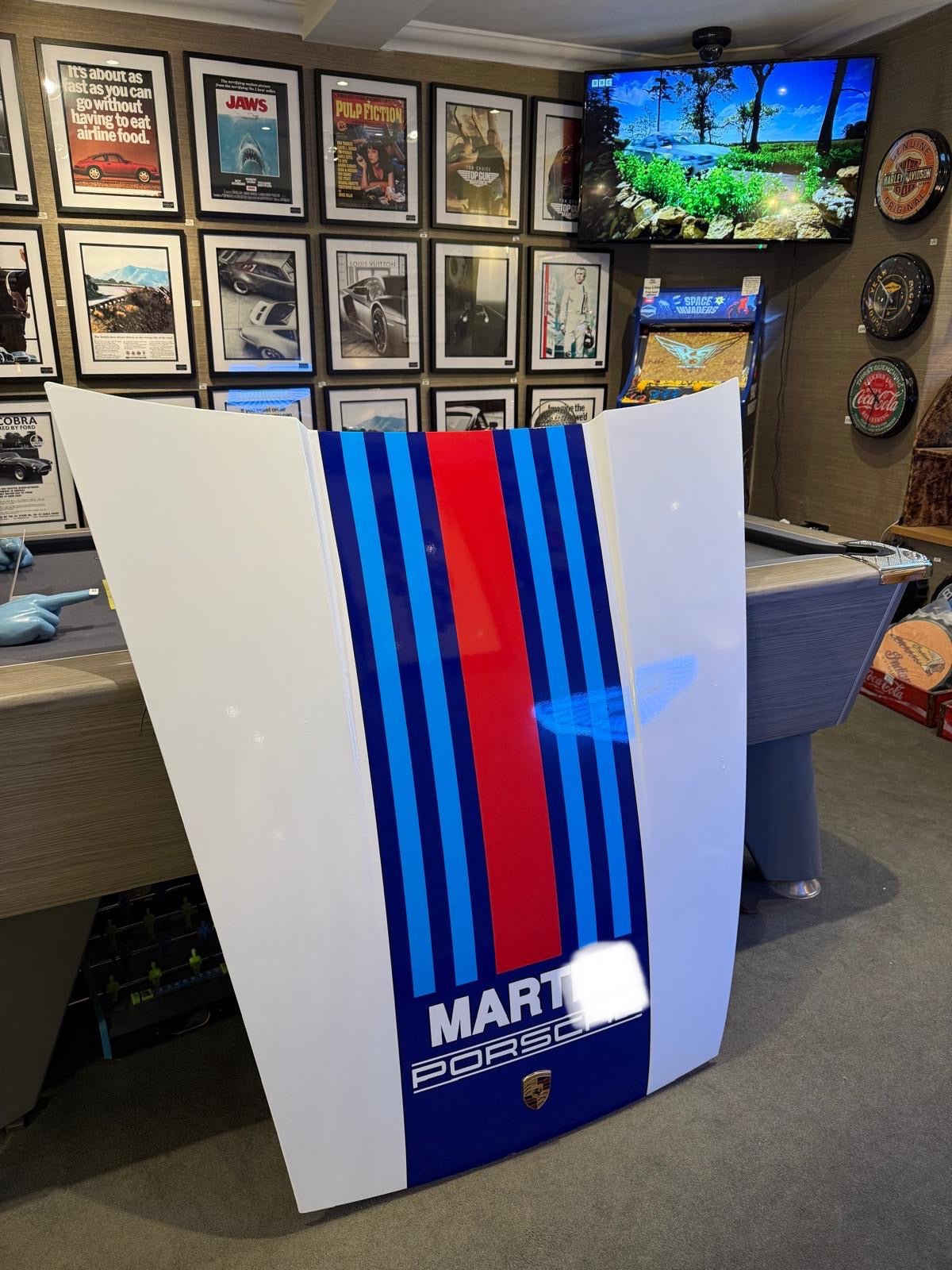 Classic ‘Glf Racing’ GENUINE G-Series Porsche Bonnet Art / Man Cave Art - The Man Cave Broadway
