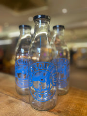 DIDDLY SQUAT COW JUICE BOTTLE CLARKSON FARM / JEREMYS FAMOUS COW JUICE BOTTLE (Empty)NEW DESIGN! - The Man Cave Broadway