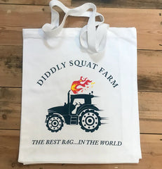 DIDDLY SQUAT FARM SHOP TOTE SHOPPER BAG Clarkson's Farm  - The Man Cave Broadway