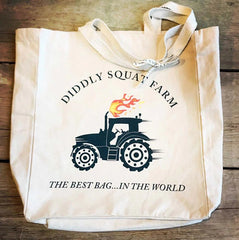 DIDDLY SQUAT FARM SHOP TOTE SHOPPER BAG Clarkson's Farm  - The Man Cave Broadway
