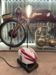 ENGLAND RUGBY BALL LAMP - The Man Cave Broadway