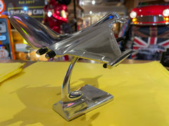 Eurofighter Typhoon Aluminium Desk Model - The Man Cave Broadway
