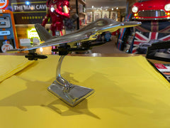 Eurofighter Typhoon Aluminium Desk Model - The Man Cave Broadway