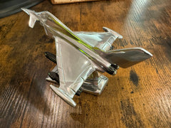 Eurofighter Typhoon Polished Aircraft / airplane Desk Model - 15cm - The Man Cave Broadway
