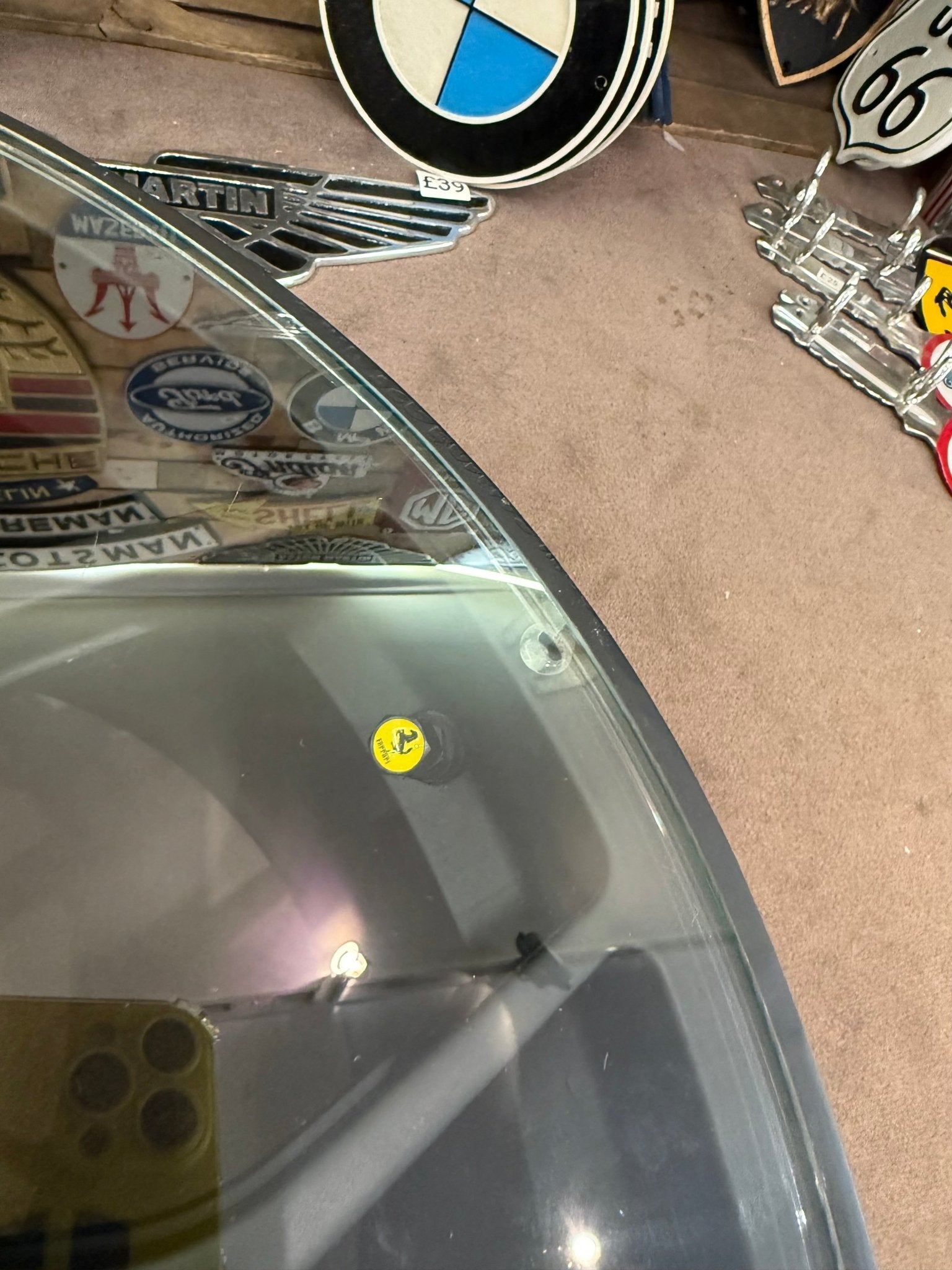 Ferrari 488 Challenge Race Wheel Table / Furniture - The Man Cave Broadway