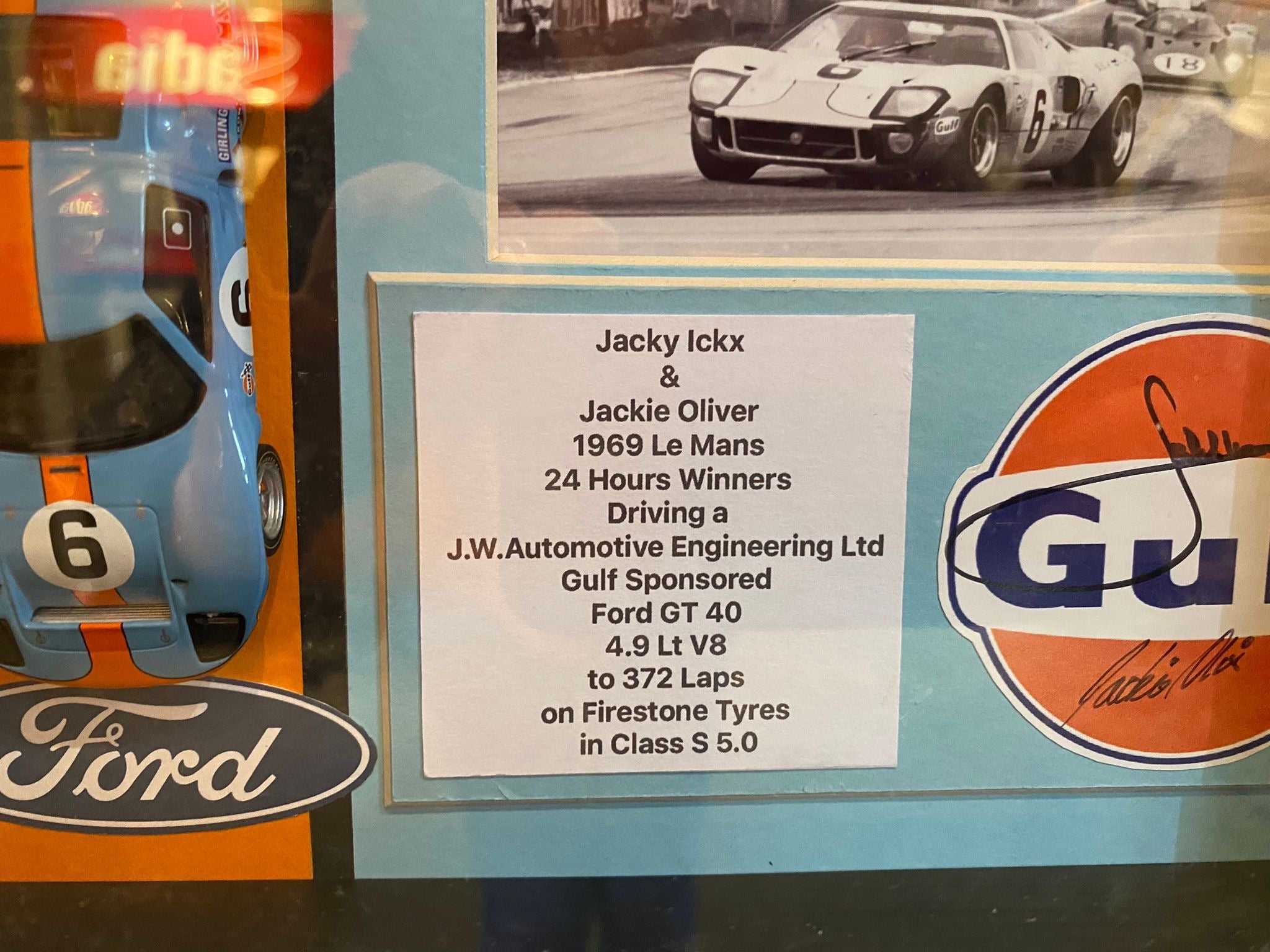 Formula 1 Autographed Rare Car Framed Collection - The Man Cave Broadway