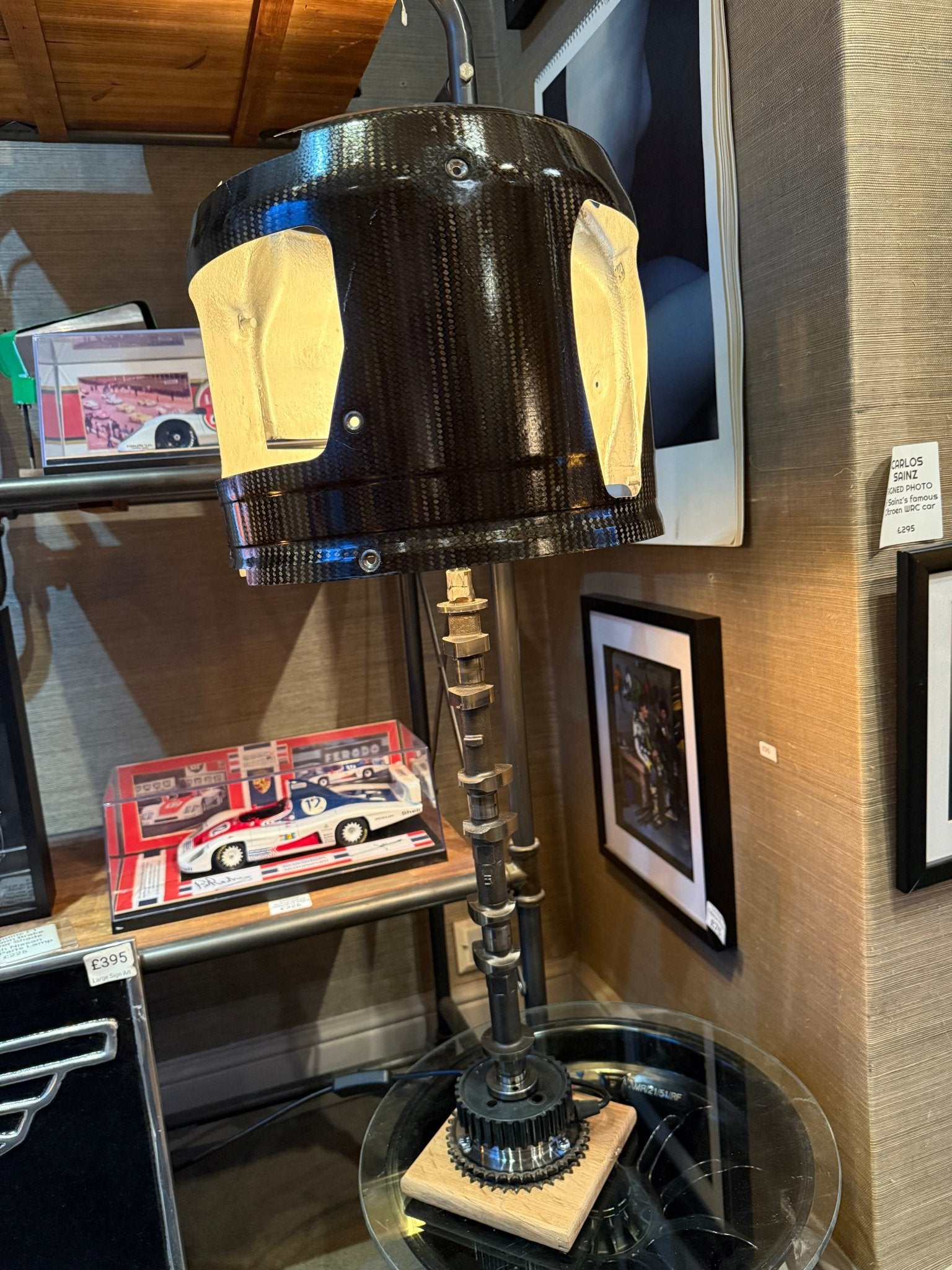 Formula 1 Part Lamp - The Man Cave Broadway