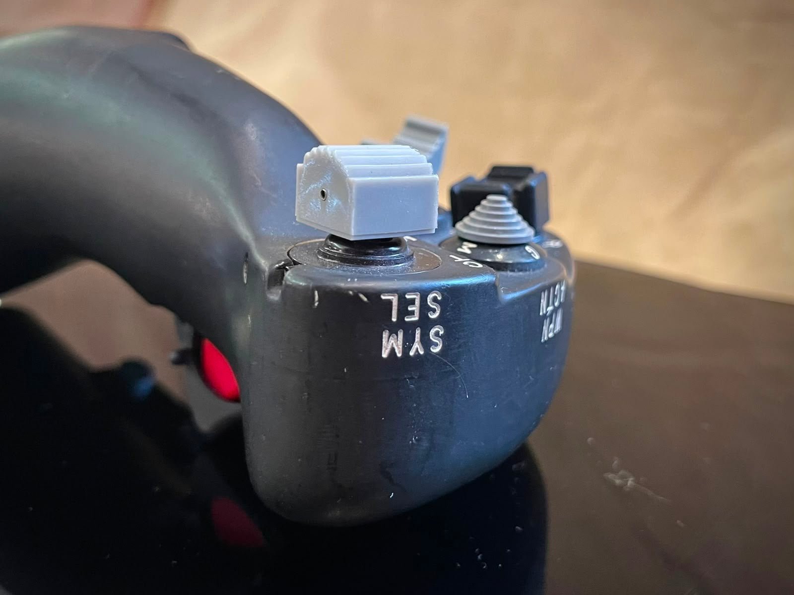 Genuine AH-64D Apache Longbow Pilot Cyclic Grip (Mason Controls) - Superb Condition - The Man Cave Broadway