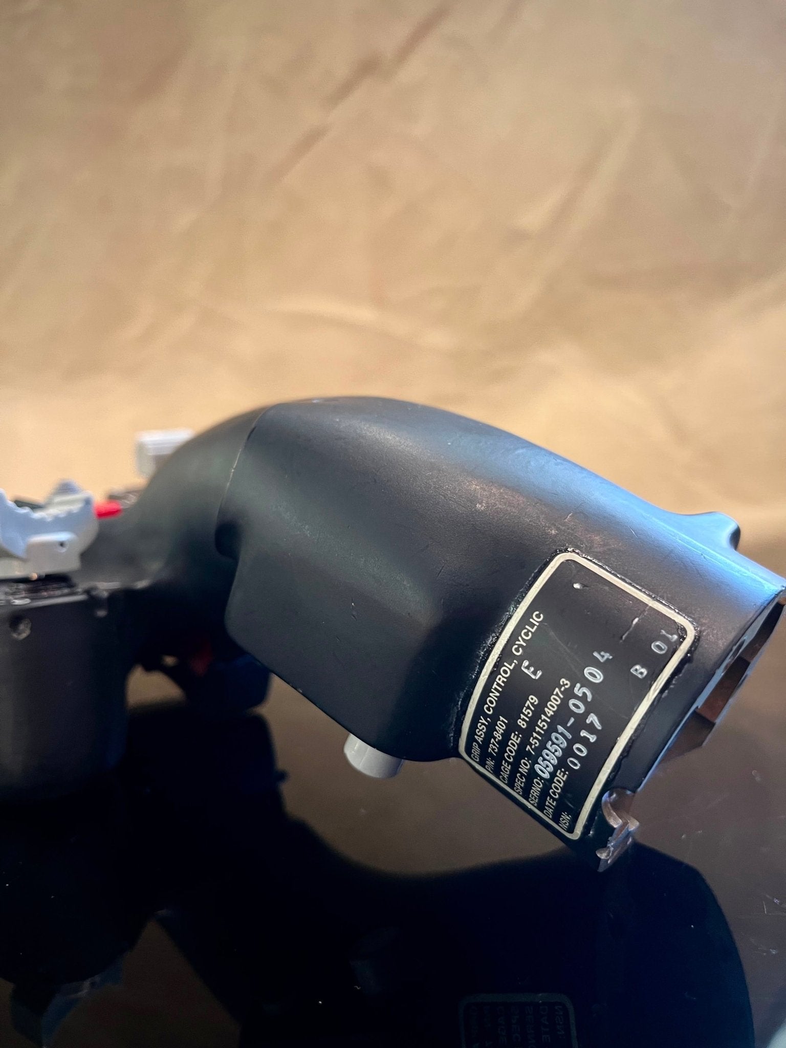 Genuine AH-64D Apache Longbow Pilot Cyclic Grip (Mason Controls) - Superb Condition - The Man Cave Broadway