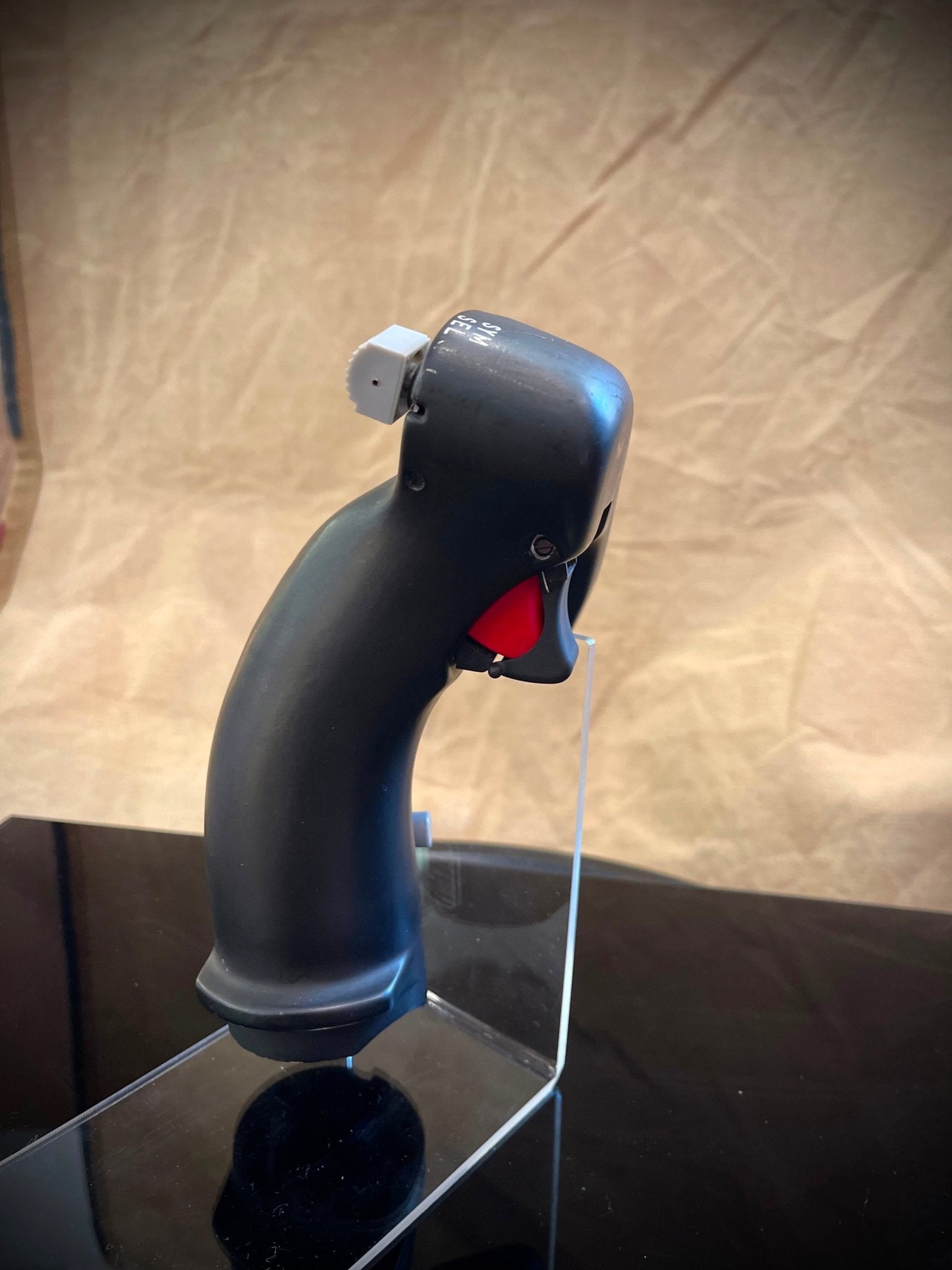 Genuine AH-64D Apache Longbow Pilot Cyclic Grip (Mason Controls) - Superb Condition - The Man Cave Broadway