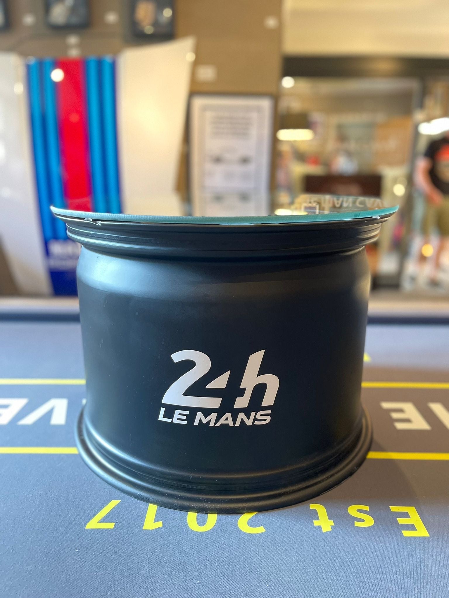 GENUINE Aston Martin GT3 Race Car Wheel Table - The Man Cave Broadway