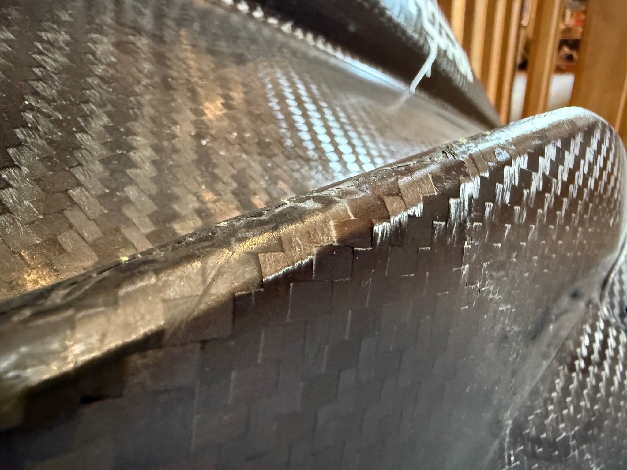 Genuine Carbon Fibre Lamborghini Super Trofeo Evo Race Car Rear Quarter Panel - The Man Cave Broadway