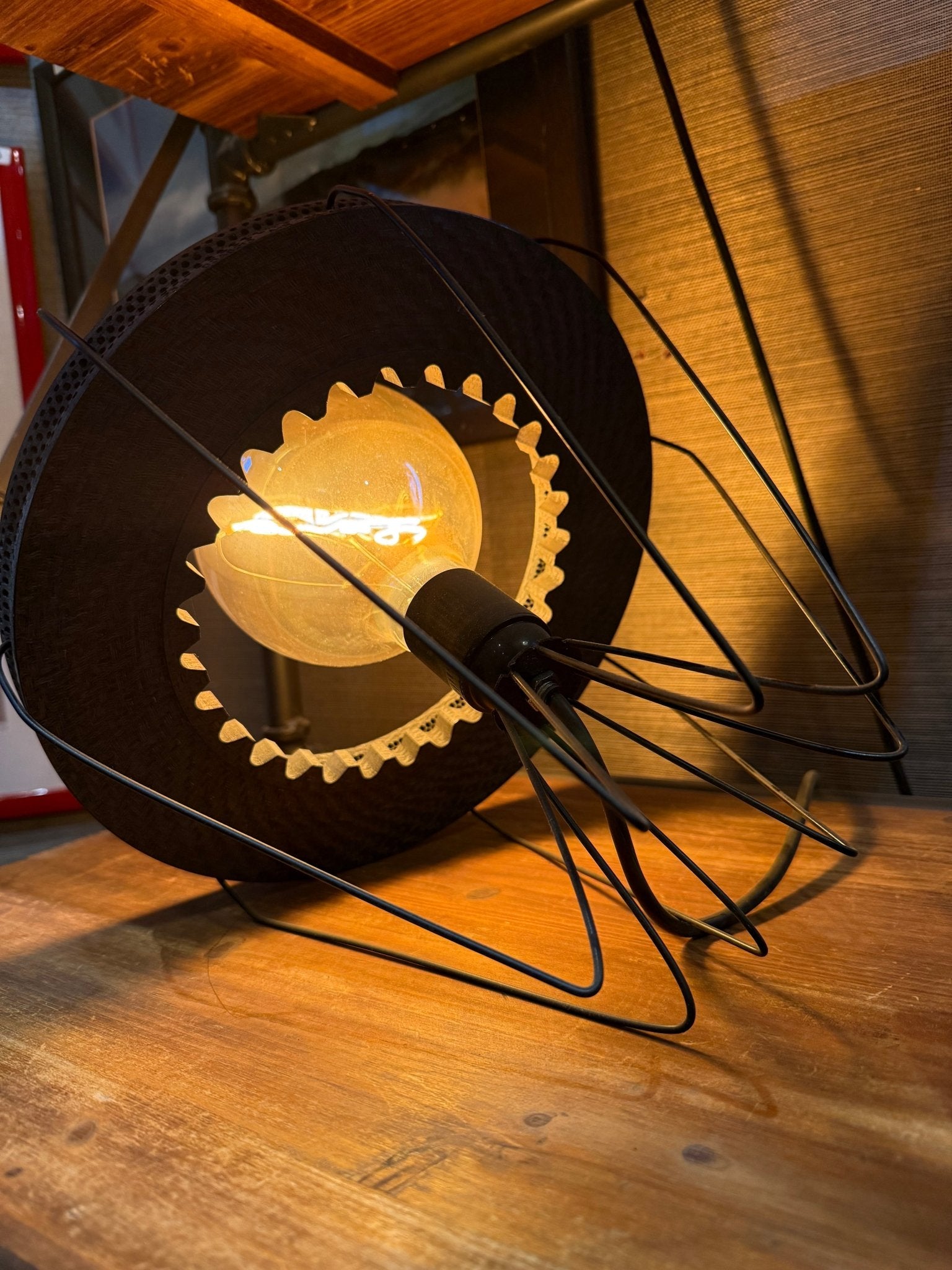 Genuine F1 Carbon Brake Disc Lamp - The Man Cave Broadway