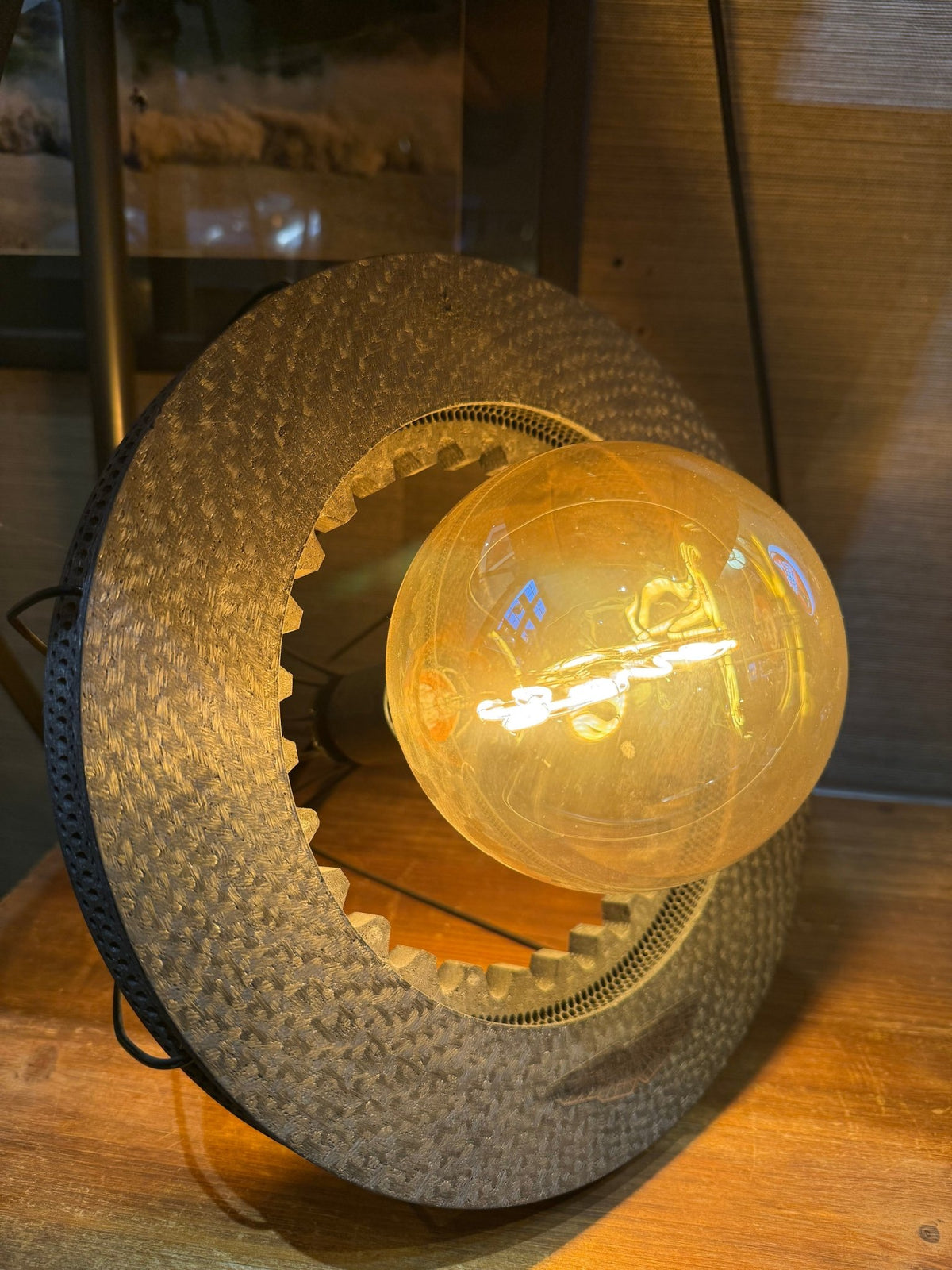Genuine F1 Carbon Brake Disc Lamp - The Man Cave Broadway