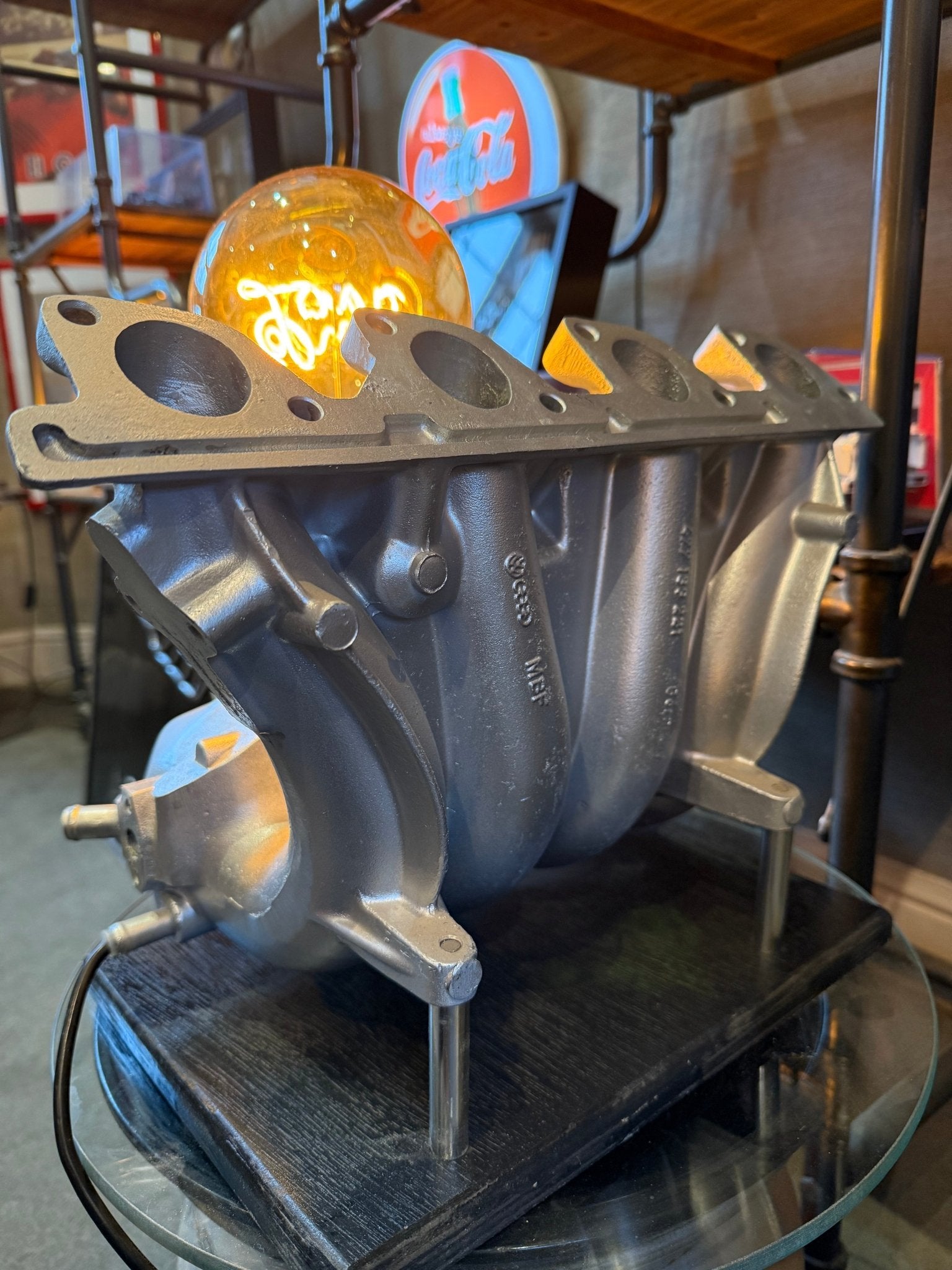Genuine Porsche Exhaust Manifold Lamp - The Man Cave Broadway