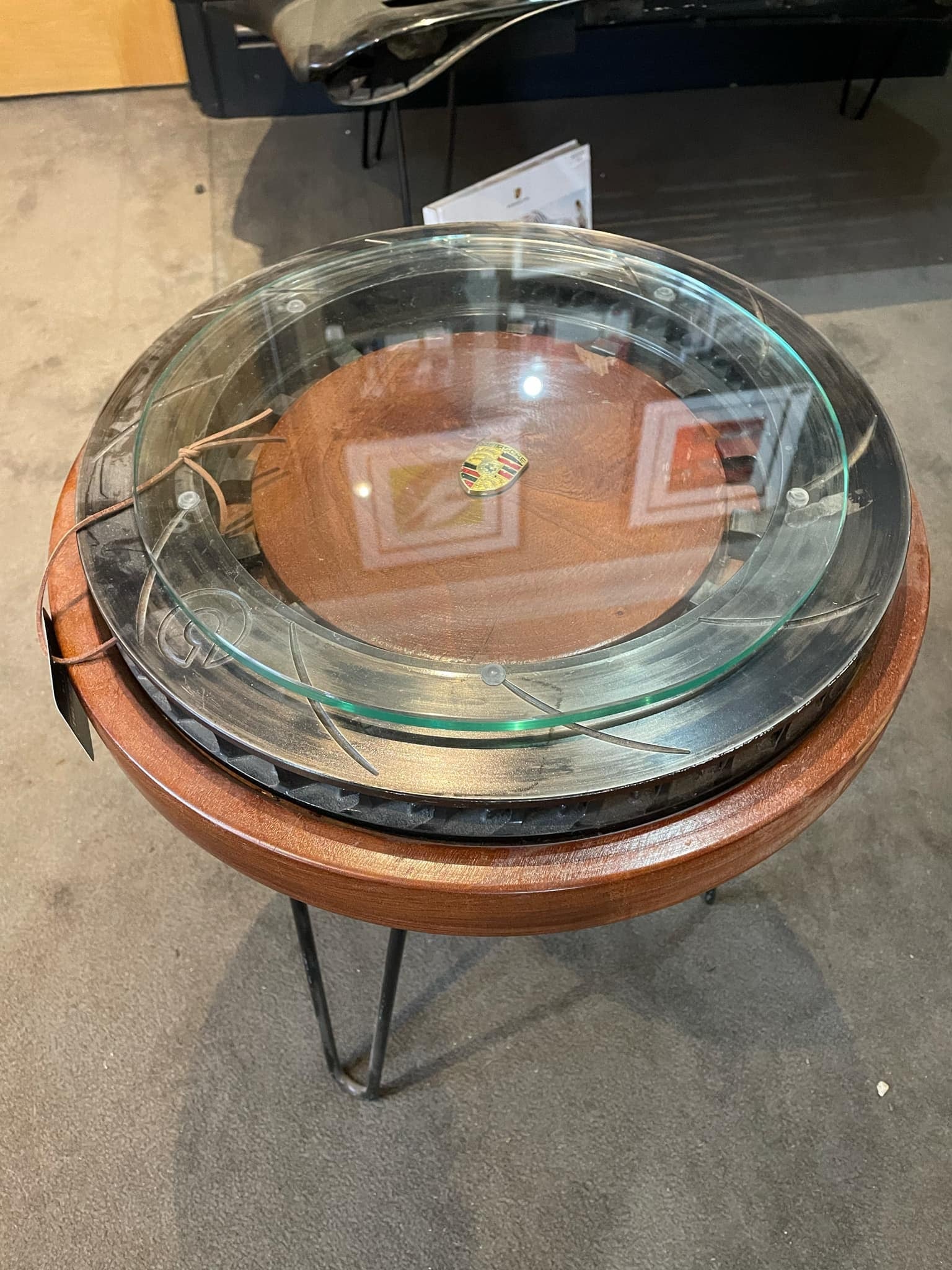 Genuine Race Car BRAKE DISC TABLE / ART WORK - The Man Cave Broadway