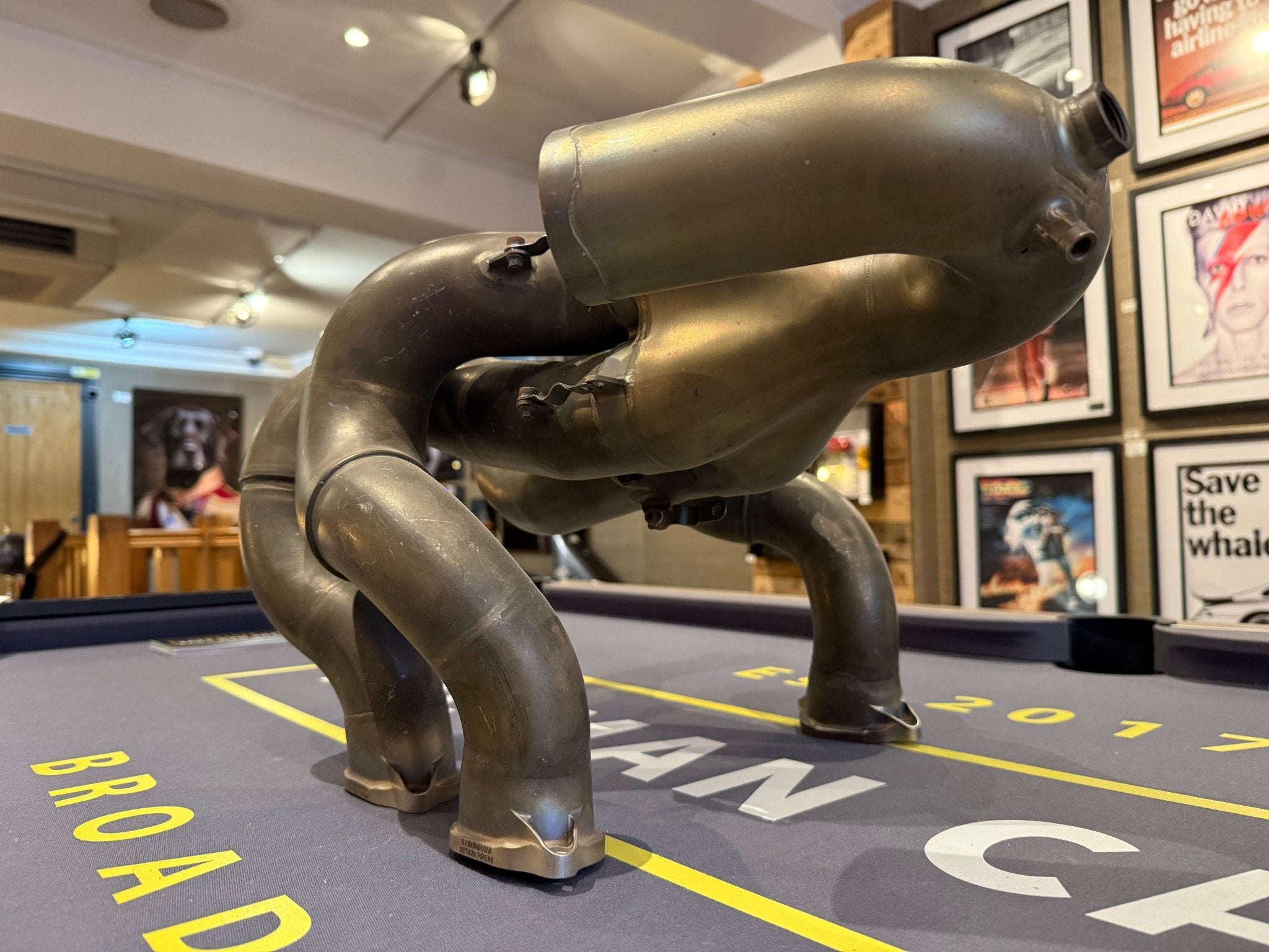 Genuine Williams F1 Titanium Exhaust Section - The Man Cave Broadway