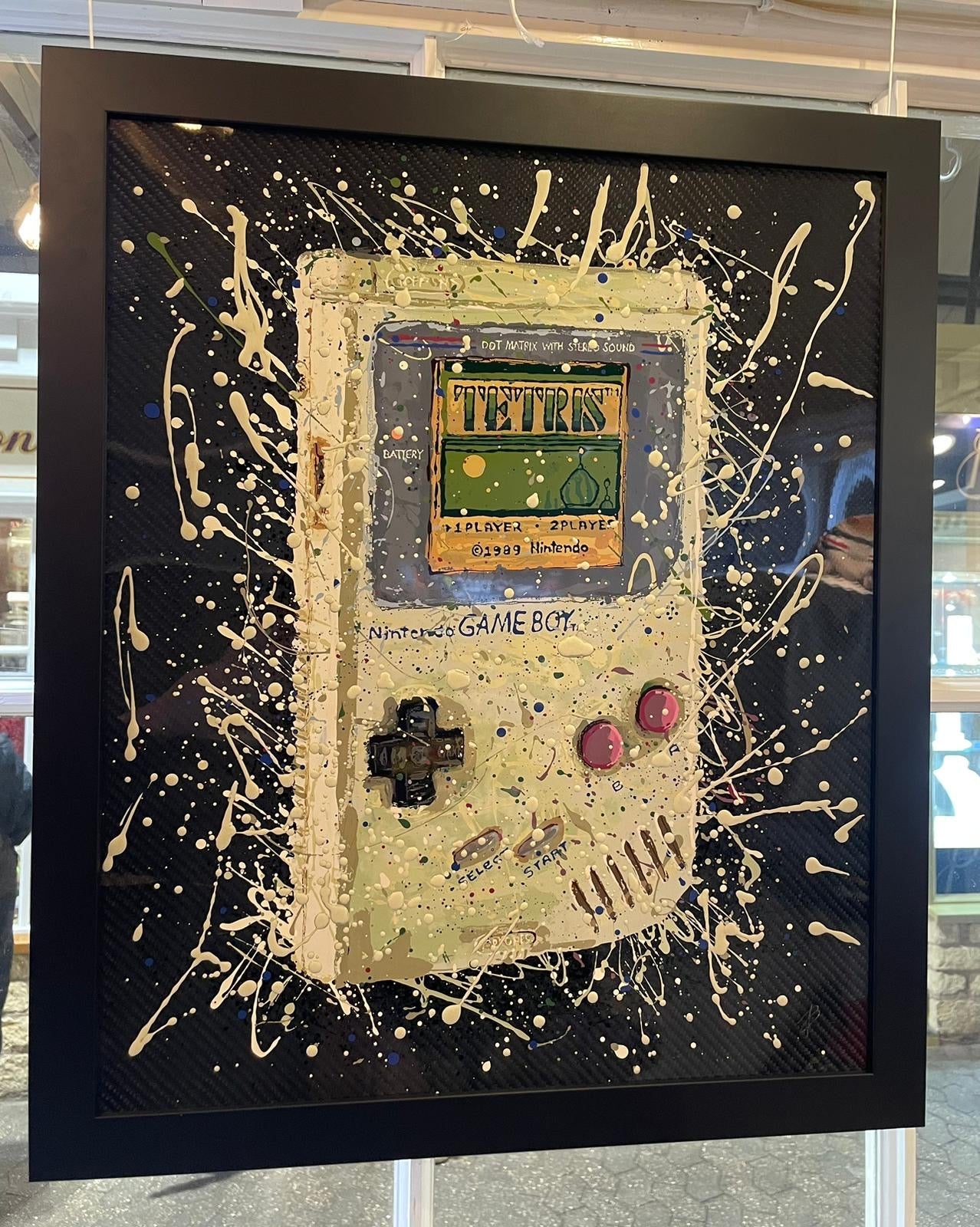 Hand Painted Original Gameboy on Carbon Fibre - The Man Cave Broadway