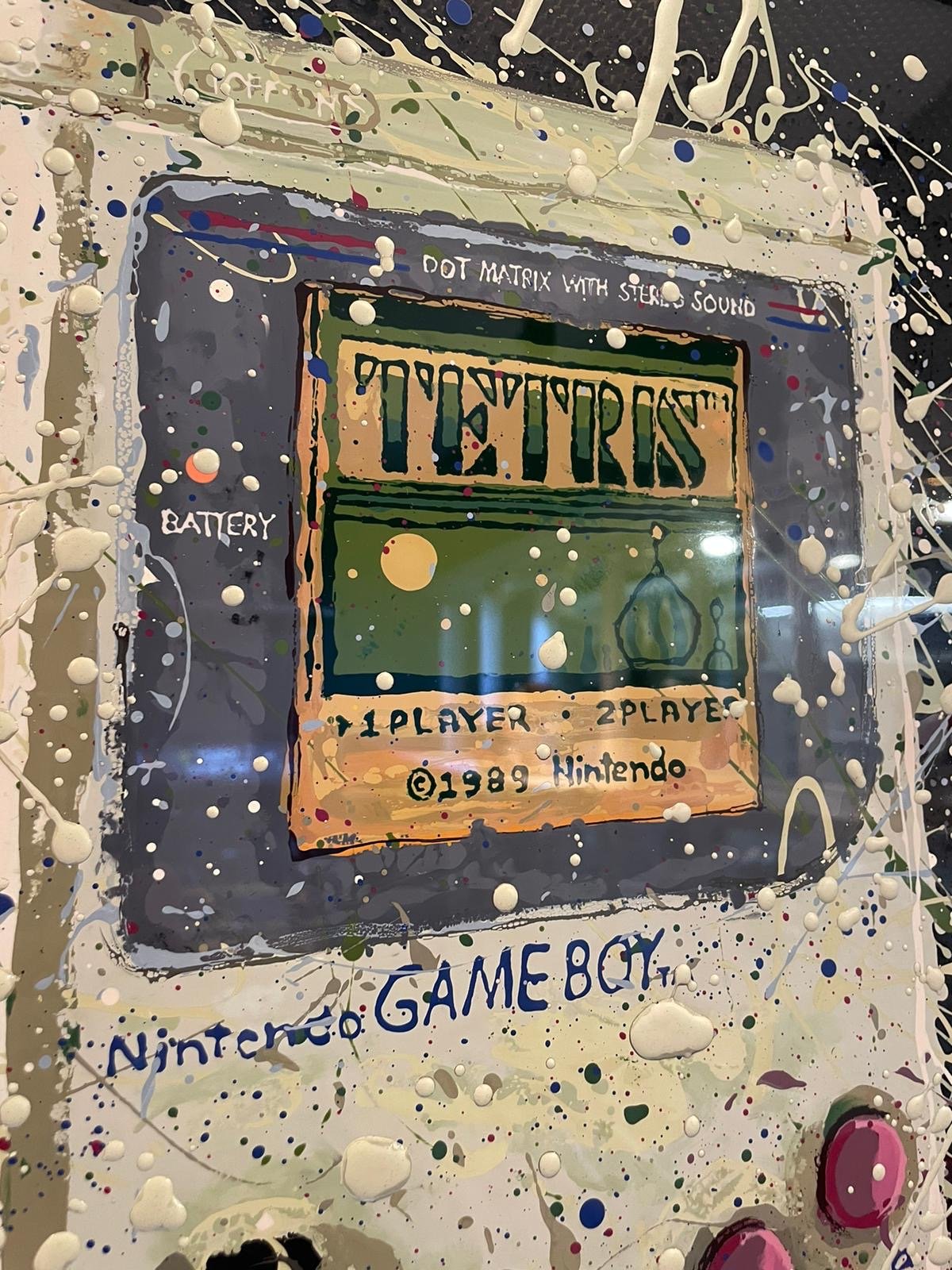 Hand Painted Original Gameboy on Carbon Fibre - The Man Cave Broadway