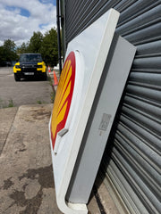 HUGE Original Shell Petrol Forecourt Canopy Sign - The Man Cave Broadway