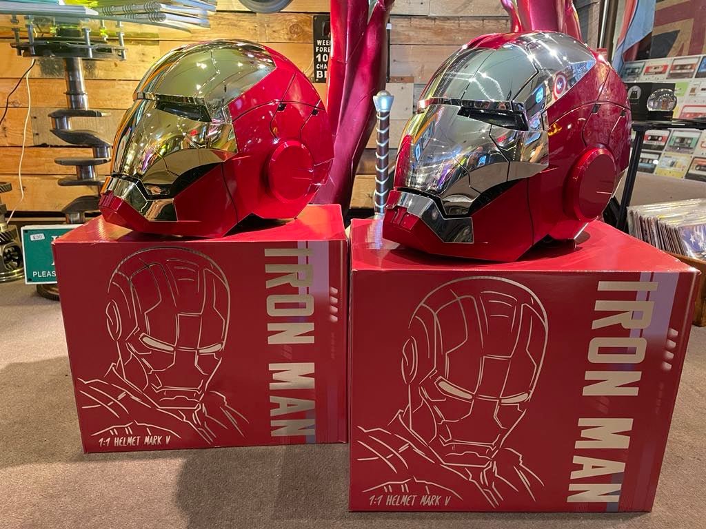 IRON MAN HELMET WEARABLE COSPLAY - Voice Activated - The Man Cave Broadway