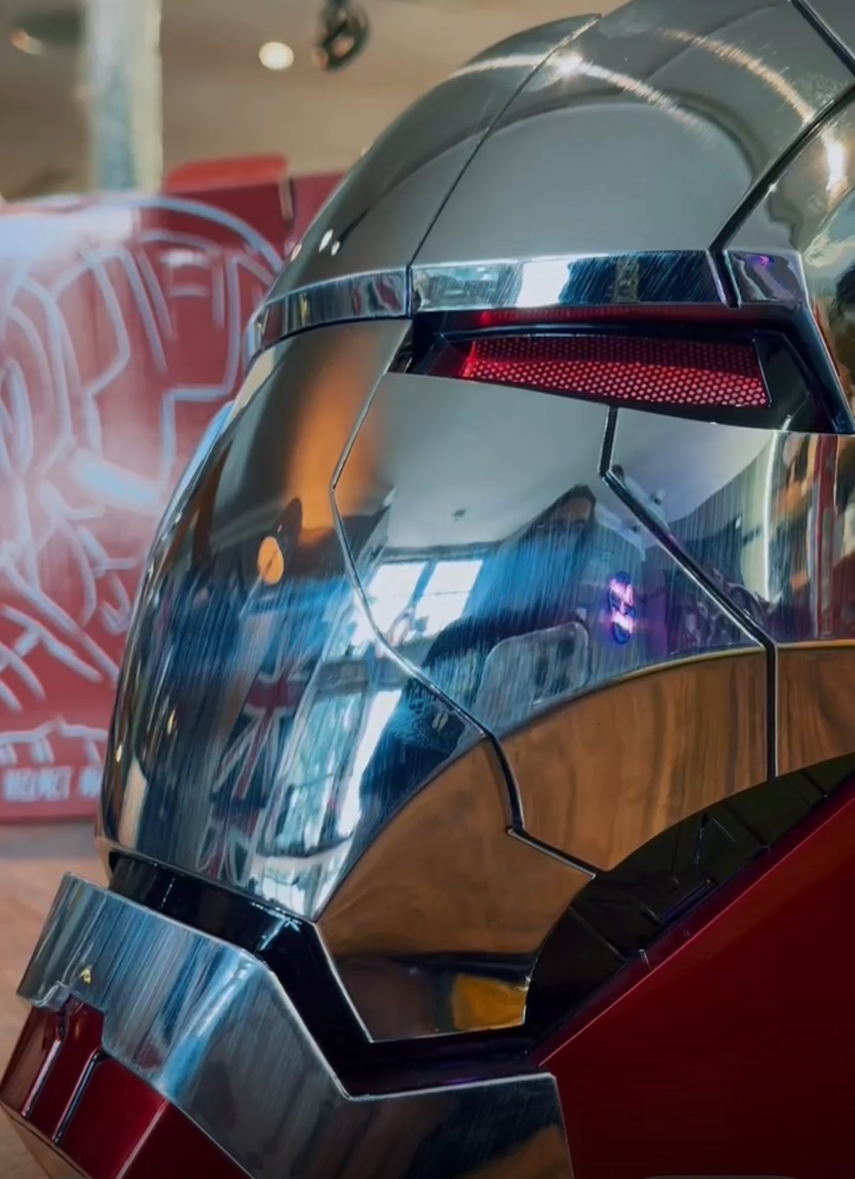 IRON MAN HELMET WEARABLE COSPLAY - Voice Activated - The Man Cave Broadway
