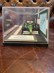 Johnny Herbert Signed 1:18 Scale Jaguar F1 Car Display Piece - The Man Cave Broadway