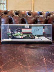 Johnny Herbert Signed 1:18 Scale Jaguar F1 Car Display Piece - The Man Cave Broadway