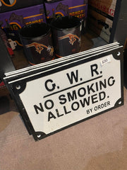 Large Cast Iron Metal Signs MAN CAVE BAR / CAR SIGNS - The Man Cave Broadway