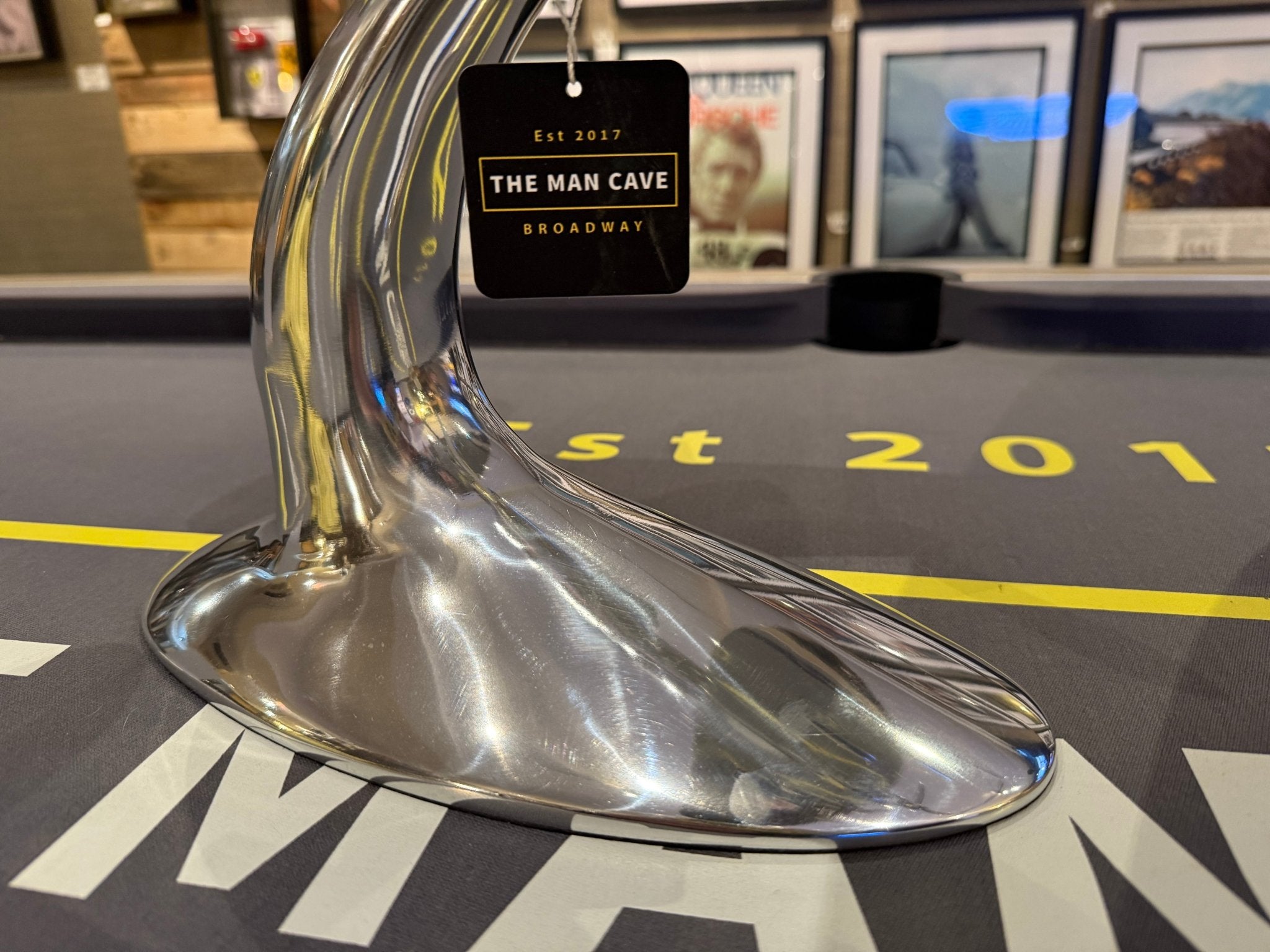 Large Polished Metal Spitfire - The Man Cave Broadway