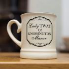 Lord & Lady TWAT MUG / MUGS Funny Mug - The Man Cave Broadway