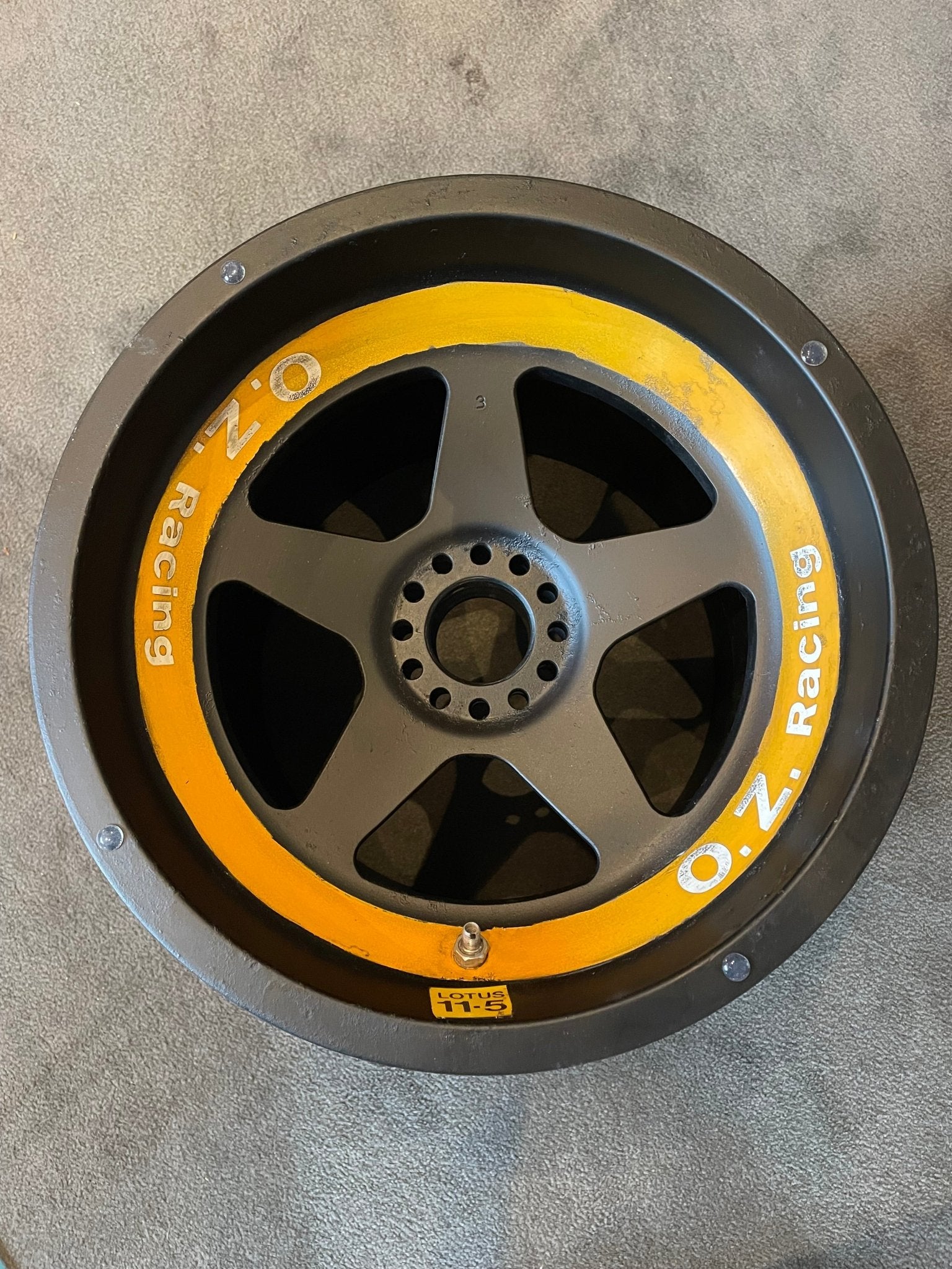 Lotus 99T F1 Racing Wheel Table - Ayrton Senna/Satoru Nakajima - The Man Cave Broadway
