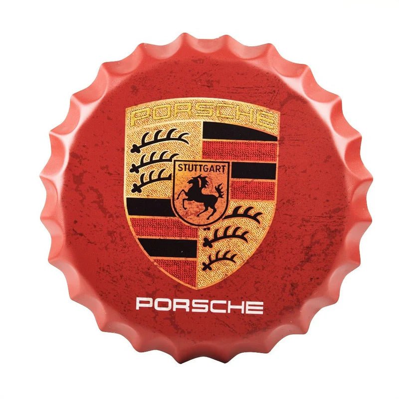 MAN CAVE CAR TIN BAR CAR BOTTLE TOPS - The Man Cave Broadway
