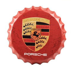 MAN CAVE CAR TIN BAR CAR BOTTLE TOPS - The Man Cave Broadway