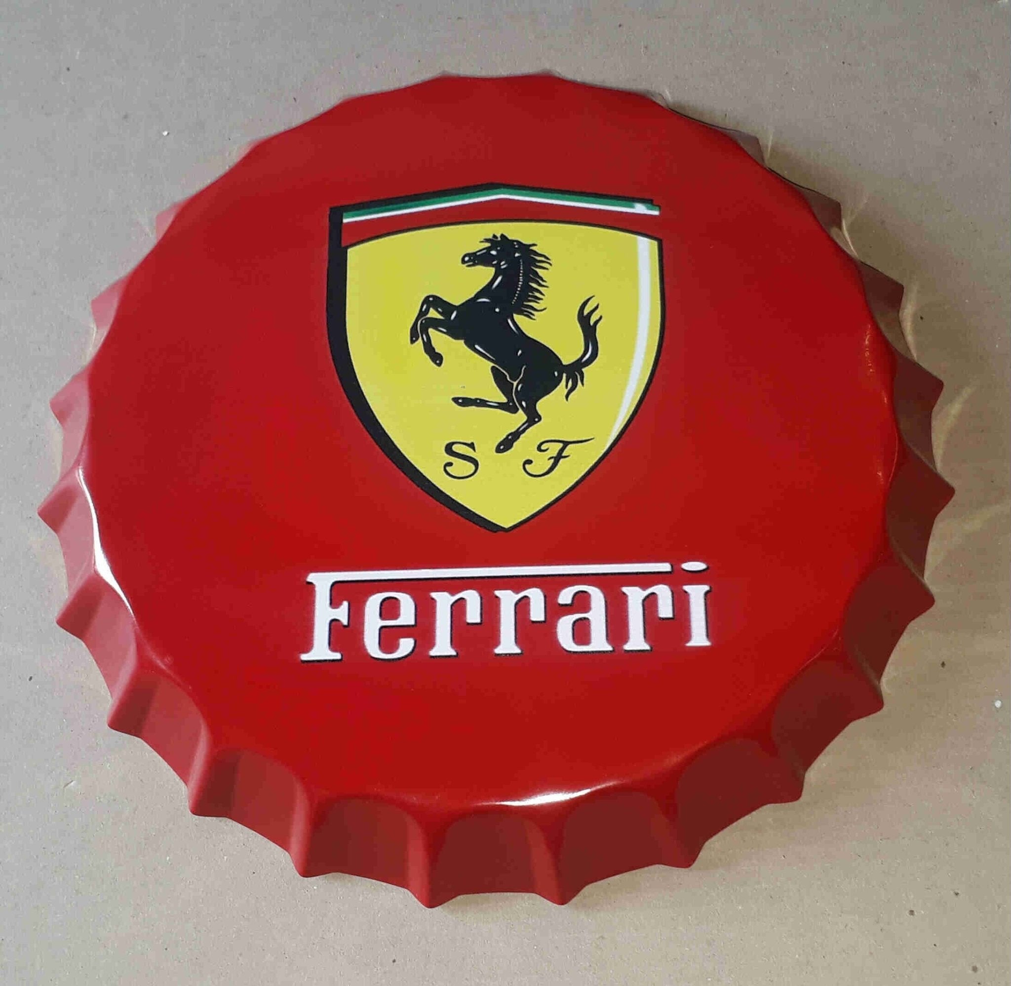 MAN CAVE CAR TIN BAR CAR BOTTLE TOPS - The Man Cave Broadway