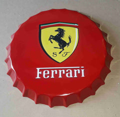 MAN CAVE CAR TIN BAR CAR BOTTLE TOPS - The Man Cave Broadway