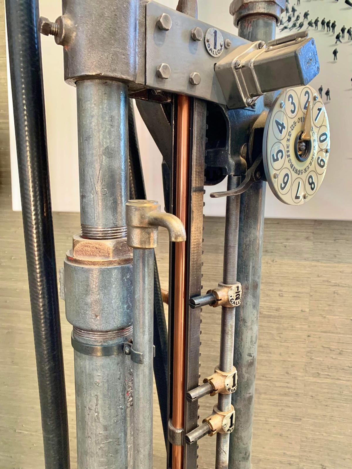Original Gilbert and Barker Gas / Petrol Pump - The Man Cave Broadway