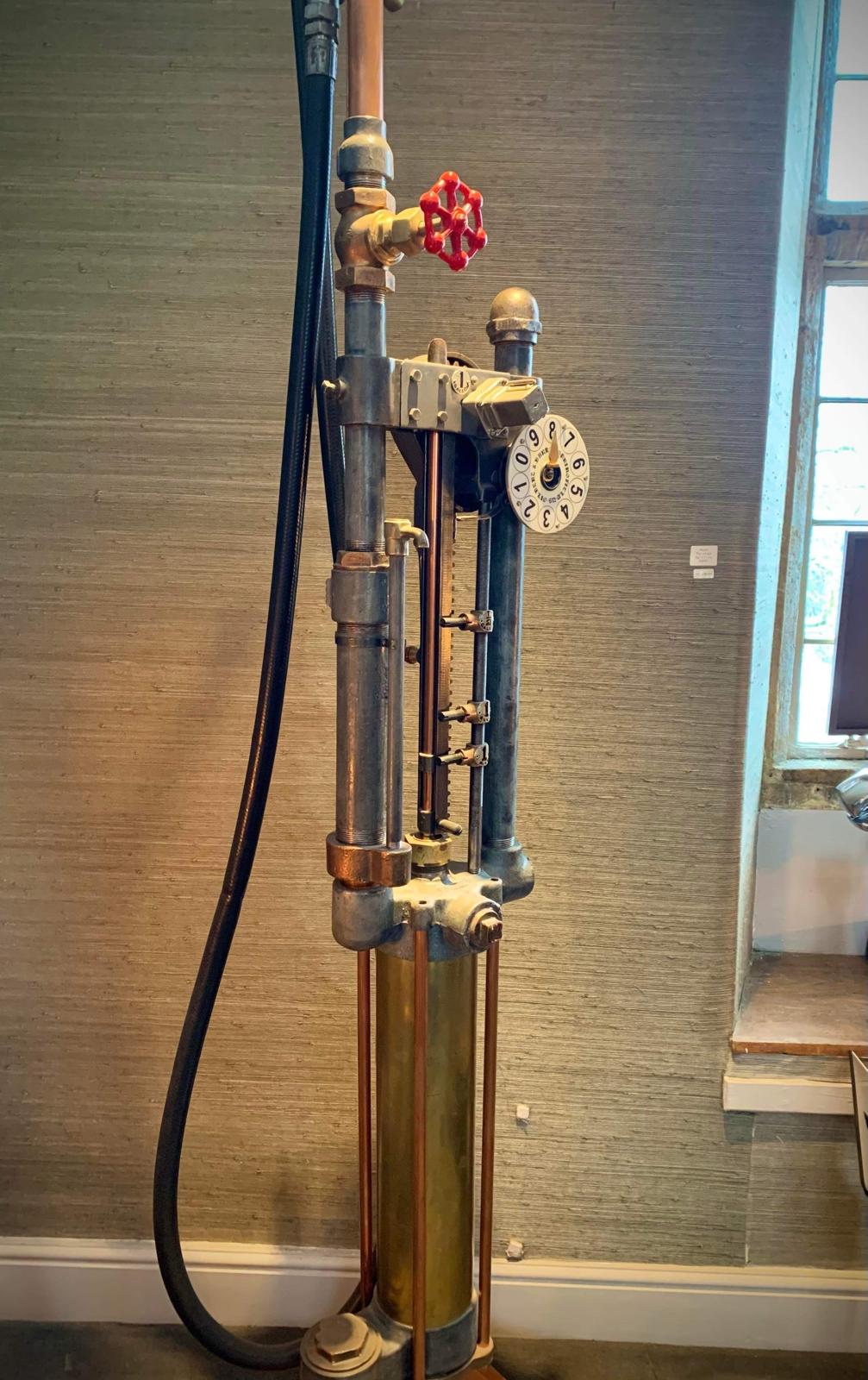 Original Gilbert and Barker Gas / Petrol Pump - The Man Cave Broadway